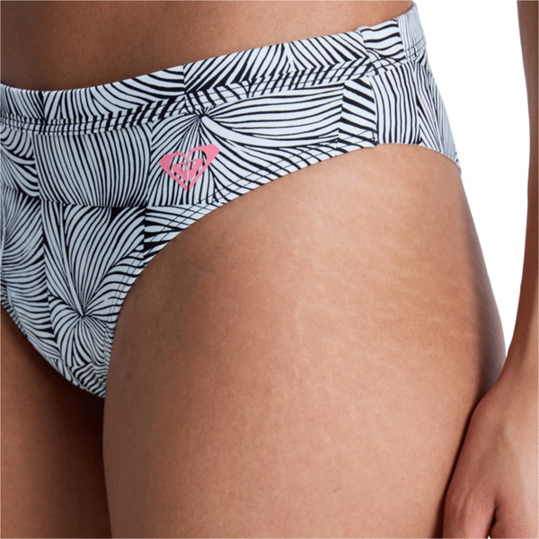 2026 Roxy Womens Pro Surf Cheeky Bikini Bottoms ERJX405253 - Anthracite Popiscus